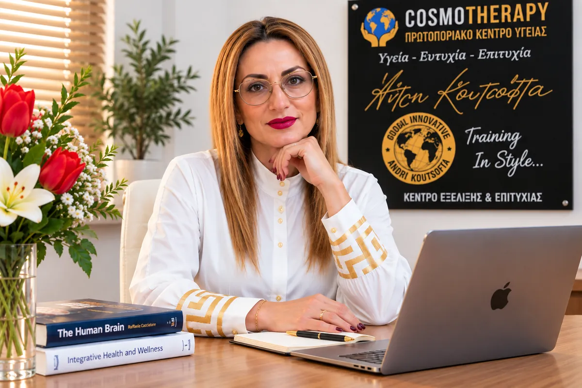 Άντρη Κουτσόφτα – Ιδρύτρια Cosmotherapy Center